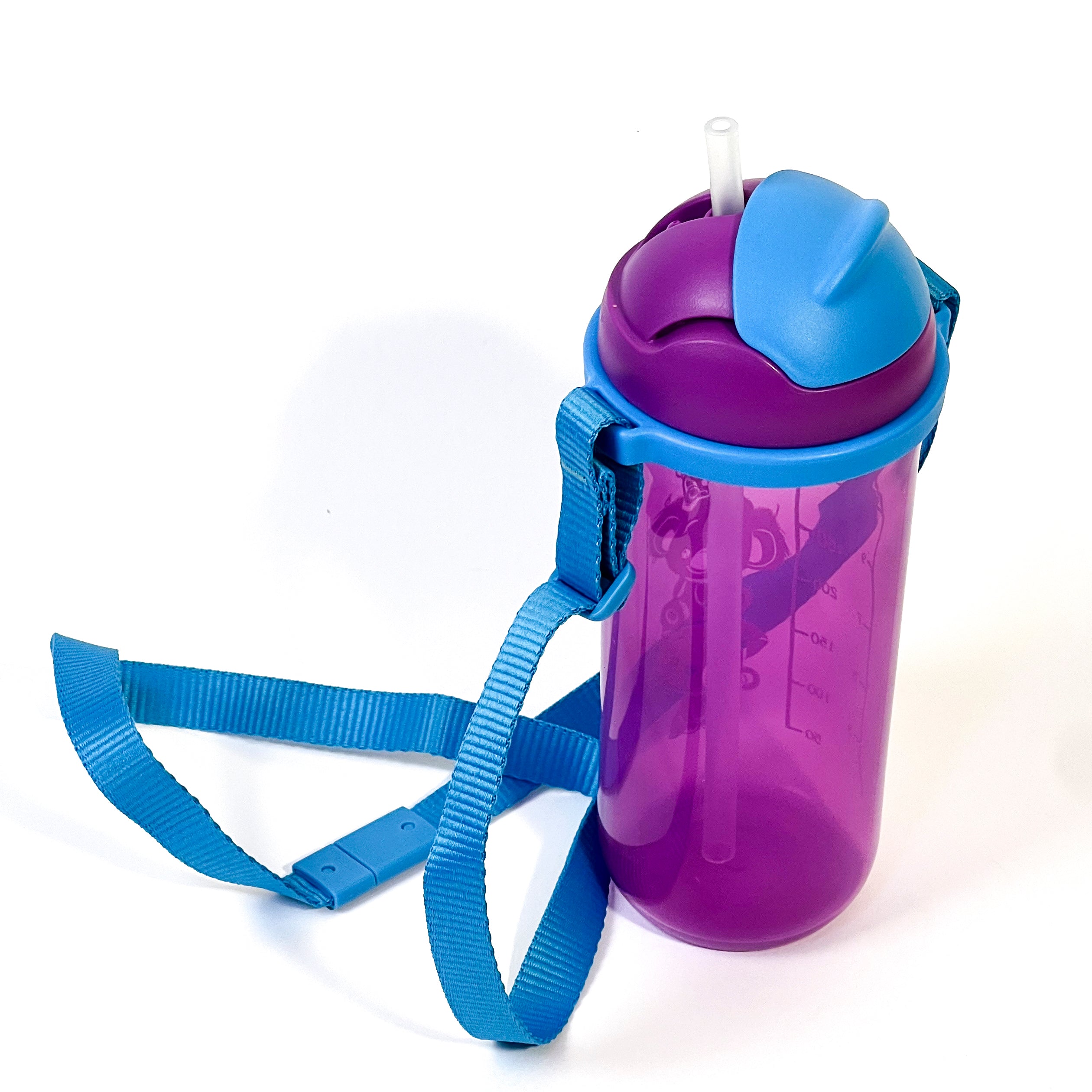 Twinkle straw tumbler with strap