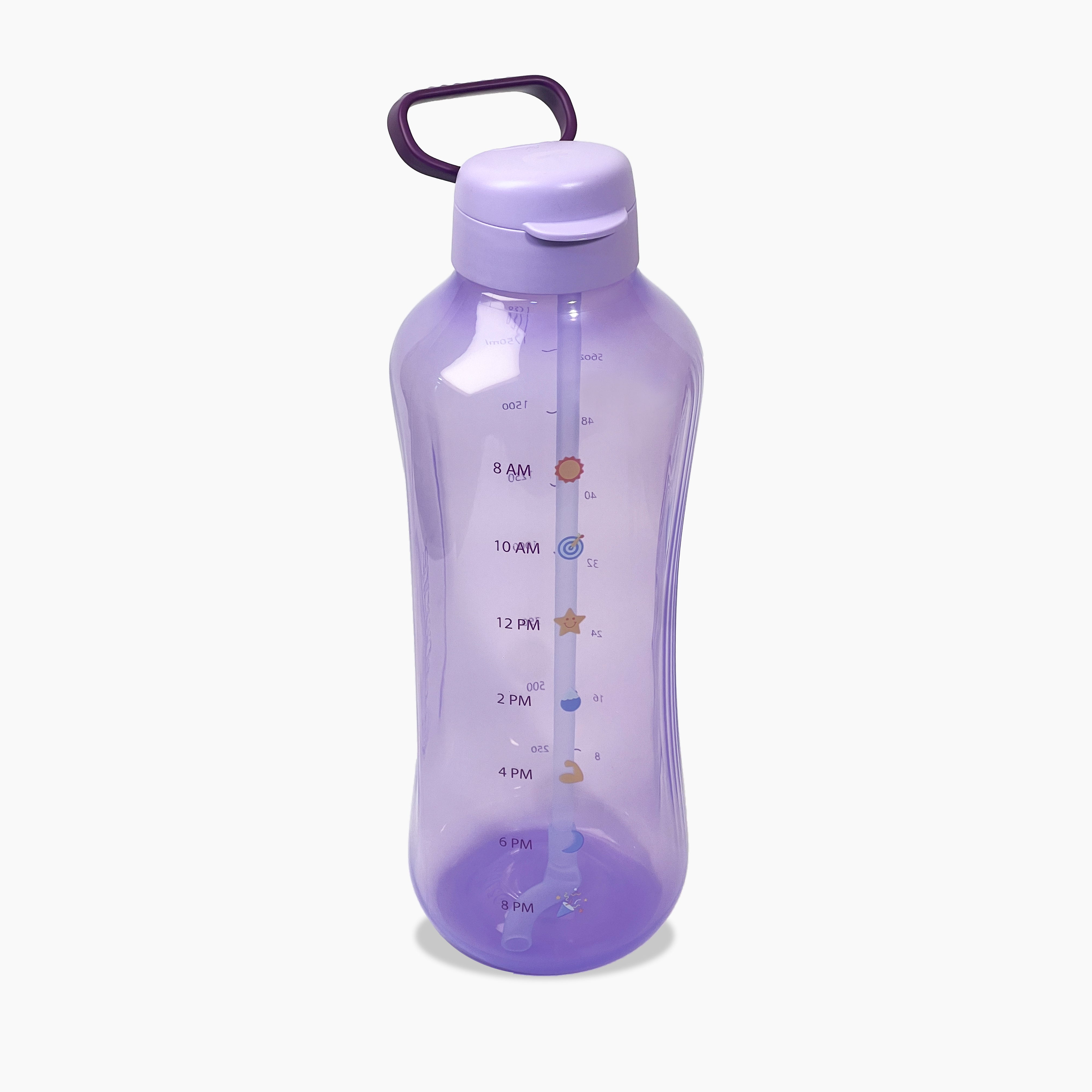 2 liters straw bottle