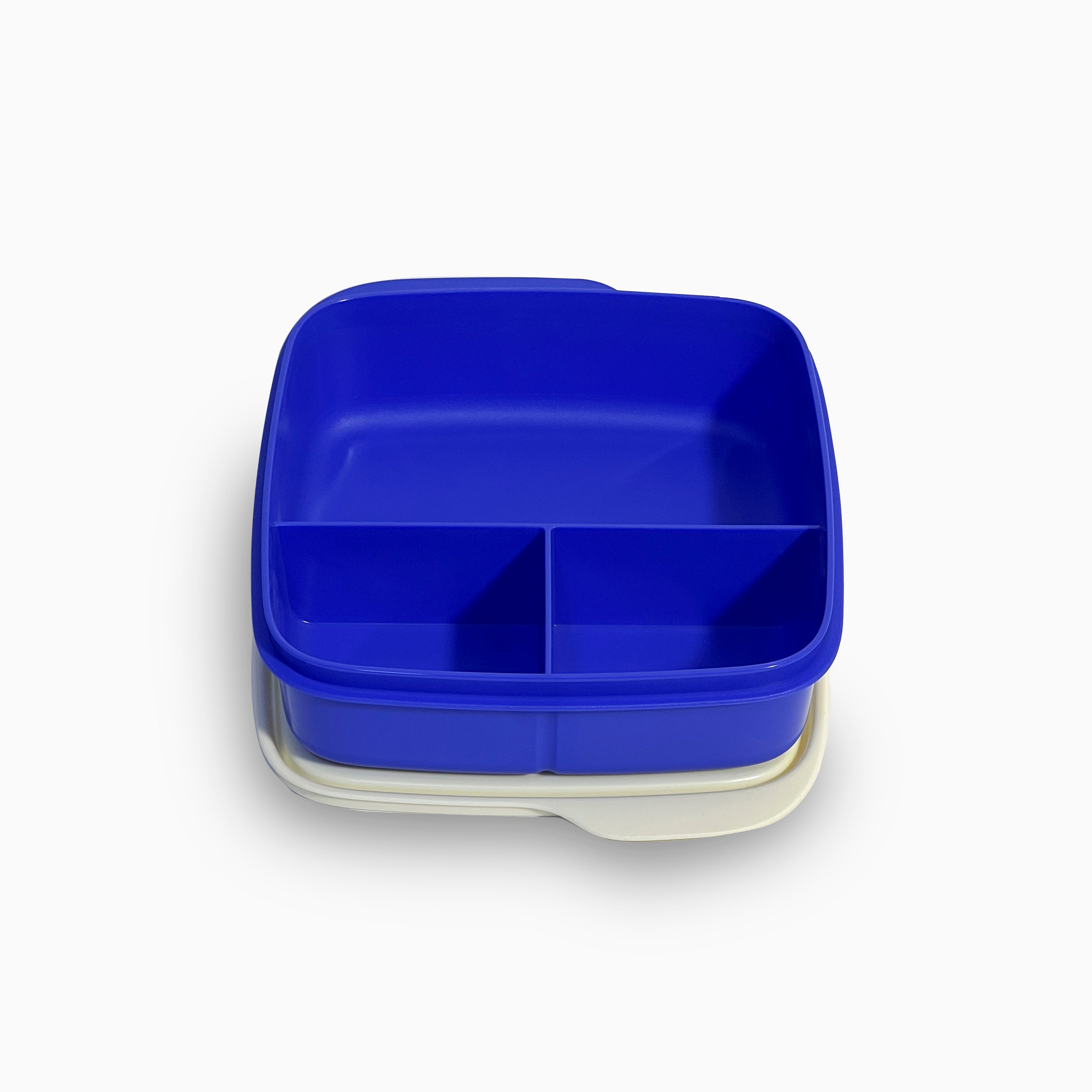 Divided 550 ml lunchbox - white lid